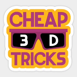 Cheap 3D Tricks Sticker